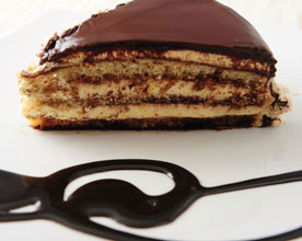 Torta al cioccolato fetta