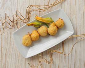 Frittelle di fiori di zucca